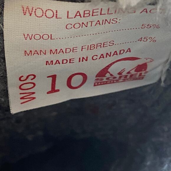 Sorel Manitou Winter Boots Insulated Waterproof Women Size 10 - Picture 11 of 15